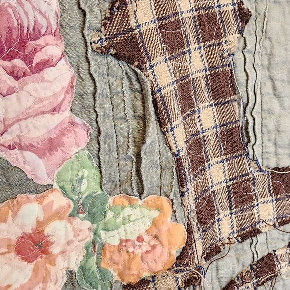 Upcycled handmade quilted jacket - Picture 9 of 17